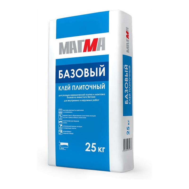МАГМА Клей плиточный Базовый (класс С0) 25кг1/56шт