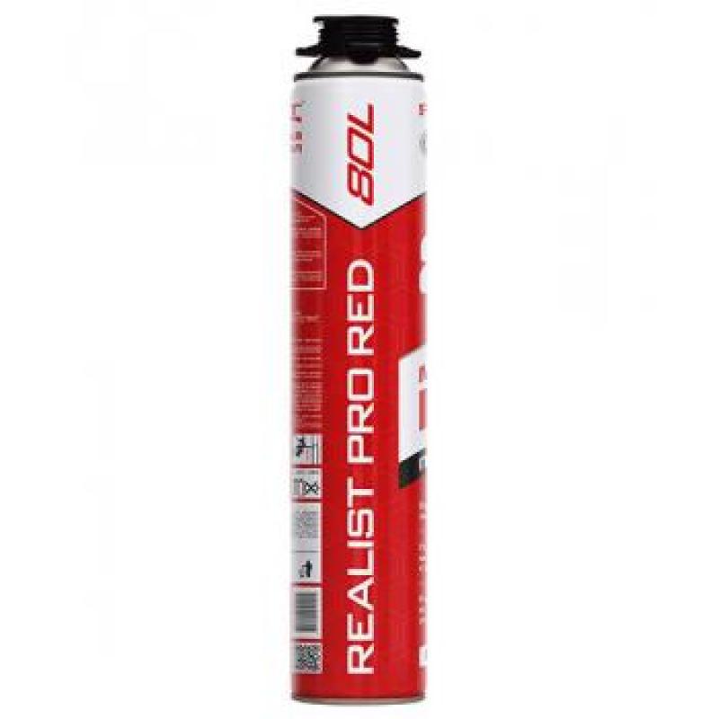 Пена монтаж РЕАЛИСТ ПРО ЛЕТО RED  (80л)