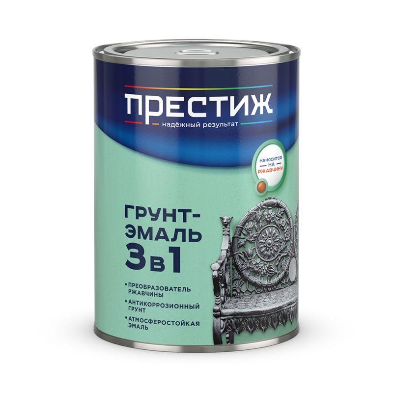 Грунт-эм ржавч ПРЕСТИЖ 5кг 3в1 белая