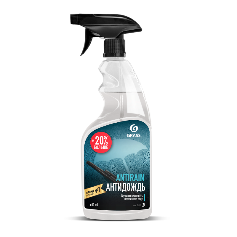 110401 GRASS Antirain Средство для стекол и зеркал 0.6л