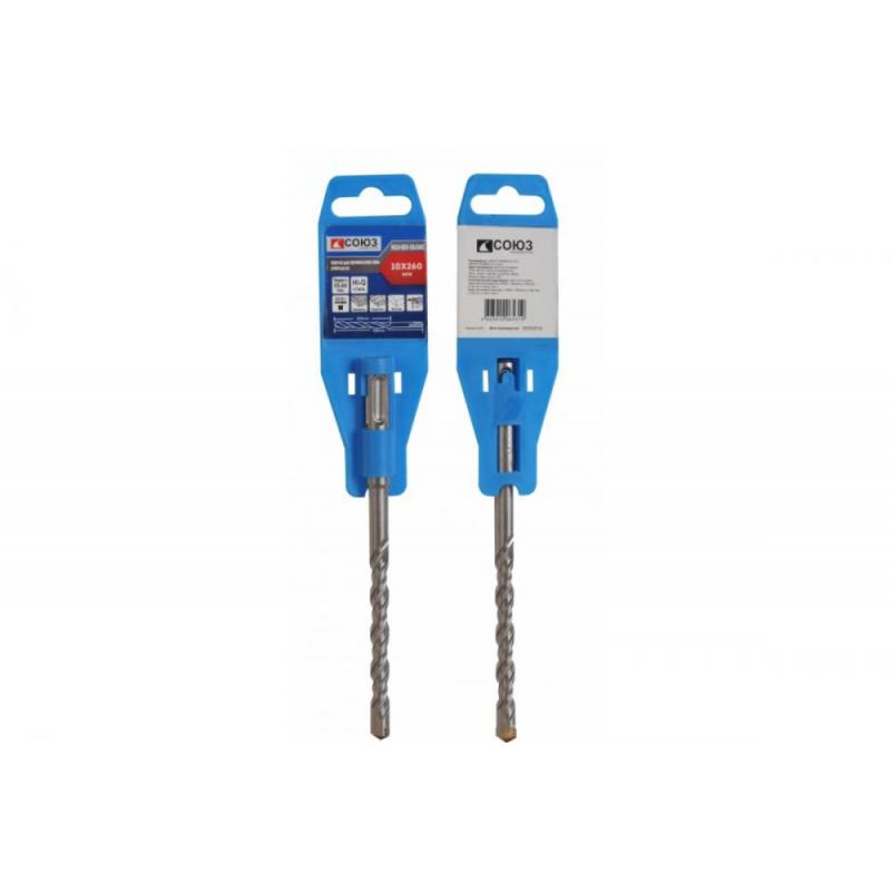 H9019-С08-110 Бур SDS+08*110 QUADRO POWER крест.резец спираль S4 hanskonner