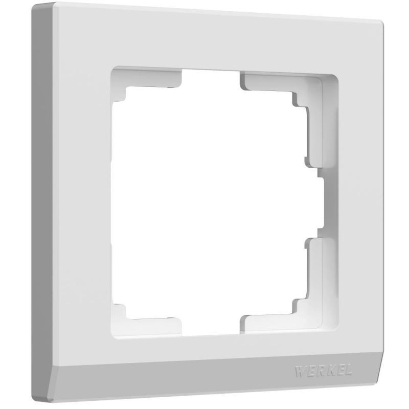 Рамка на 1 пост (белая WL04-Frame-01-ivory)